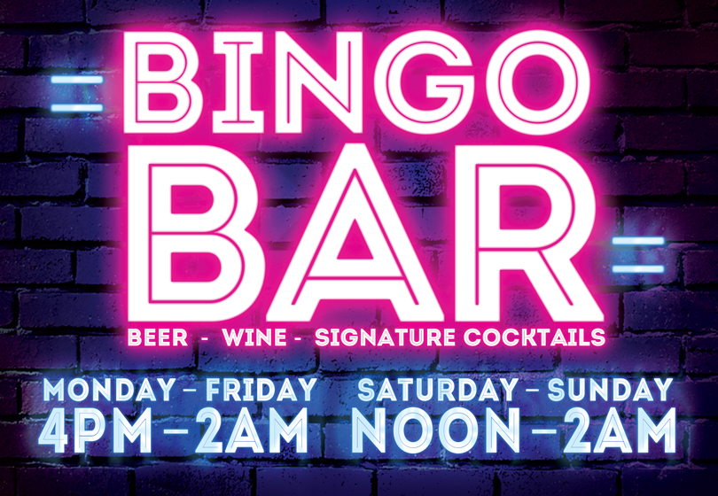 Tulalip Bingo has new hours open Monday – Friday 4PM – 2AM / Saturday – Sunday 12PM – 2AM. Happy Hour 7 Days a week 4PM - 6PM. 