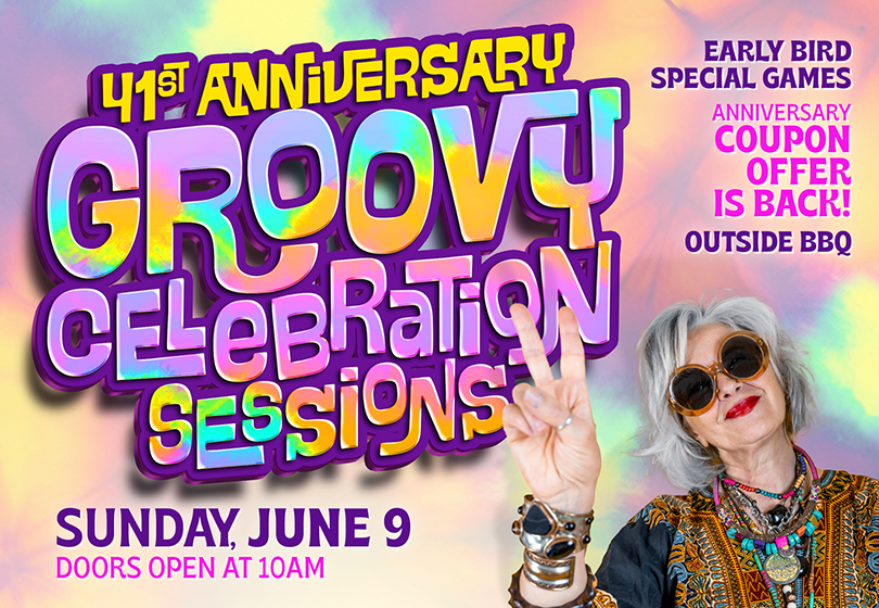 41st Anniversary - Groovy Celebration Sessions at Tulalip Bingo & Slots!